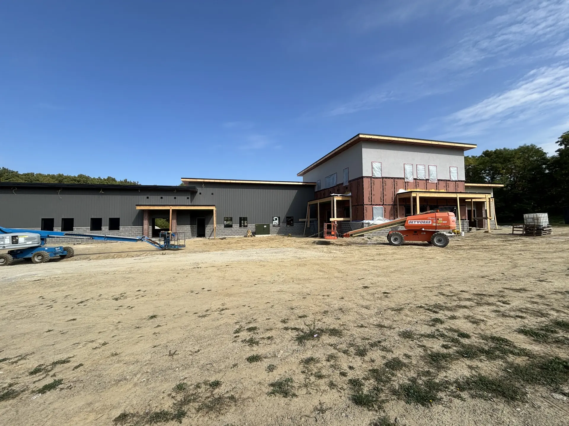 Full building near completion